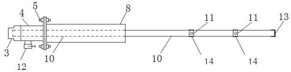 PVC pipe hole bottom grouting device and its installation and grouting method