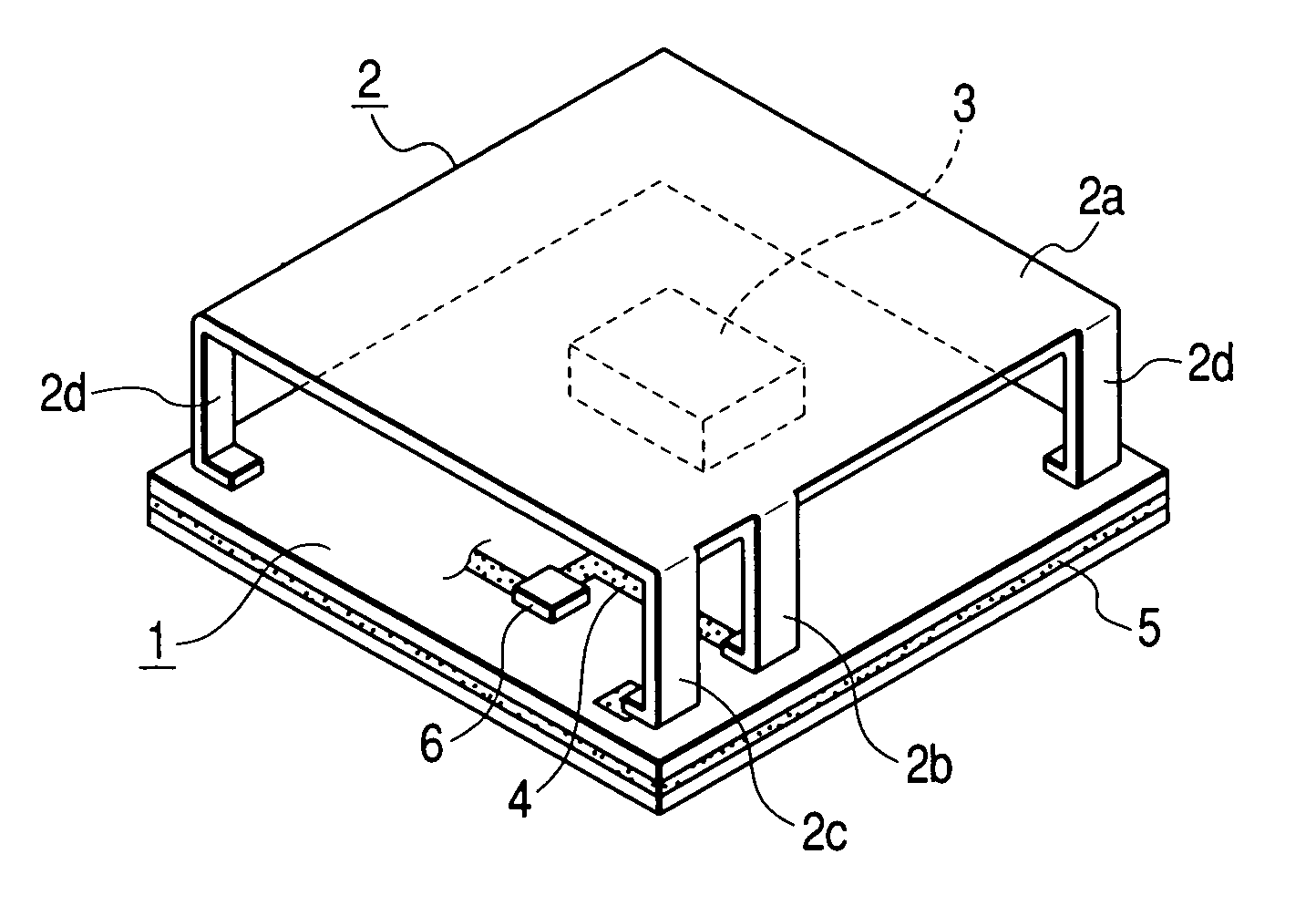 Small-sized and high-gained antenna-integrated module