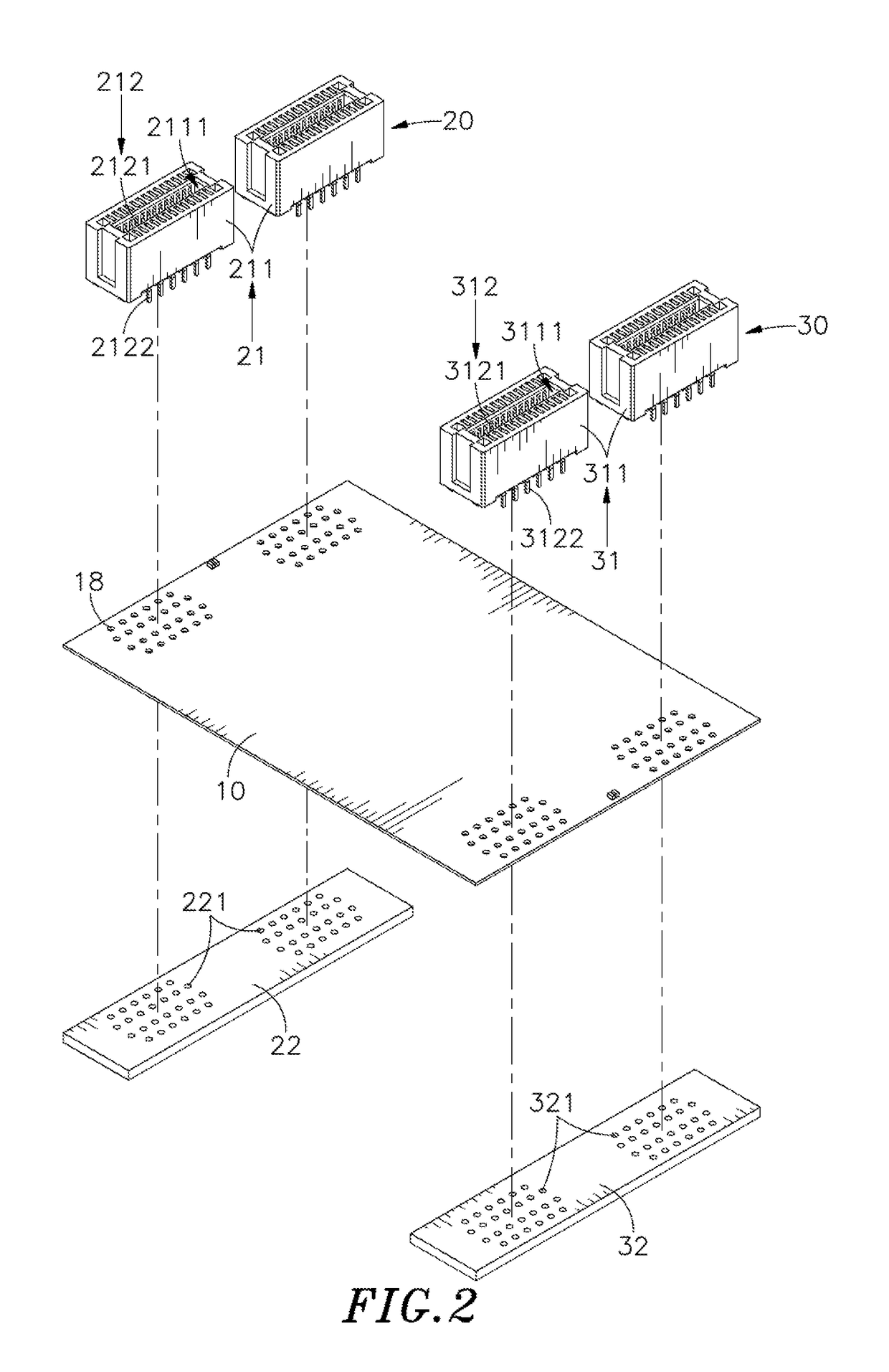 Ultra-thin dual-channel flexible circuit bridge connector