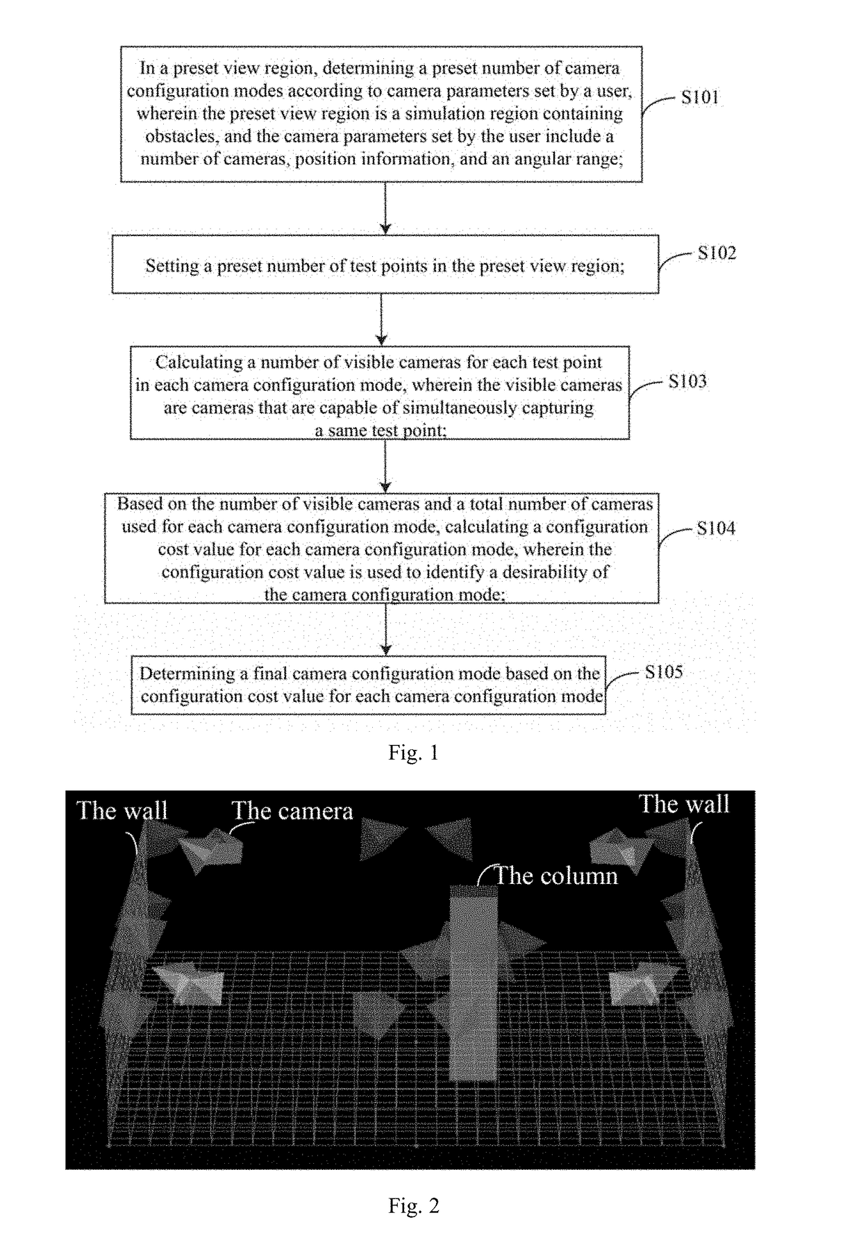 Camera configuration method and apparatus