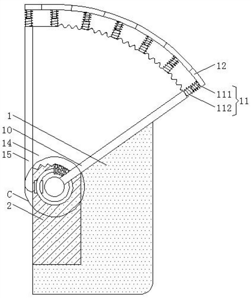 Heating and ventilation equipment with protection structure