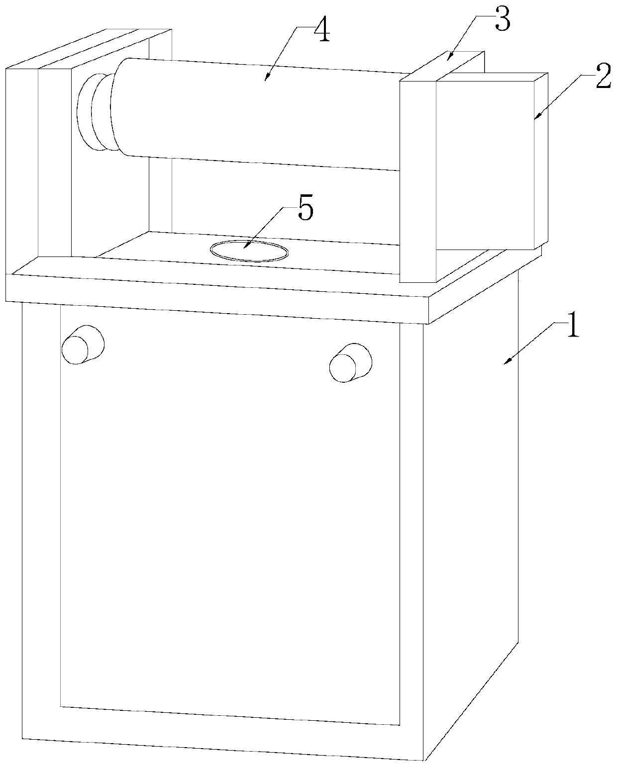 Tow printing and dyeing device based on textile processing