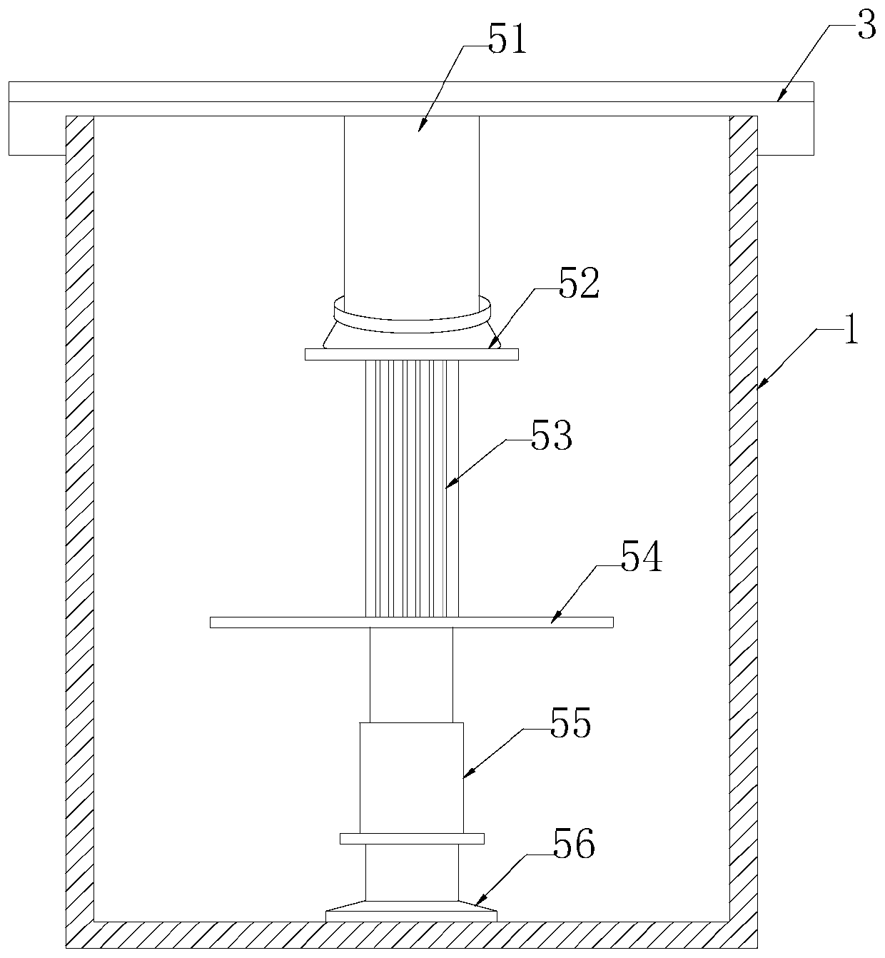 Tow printing and dyeing device based on textile processing