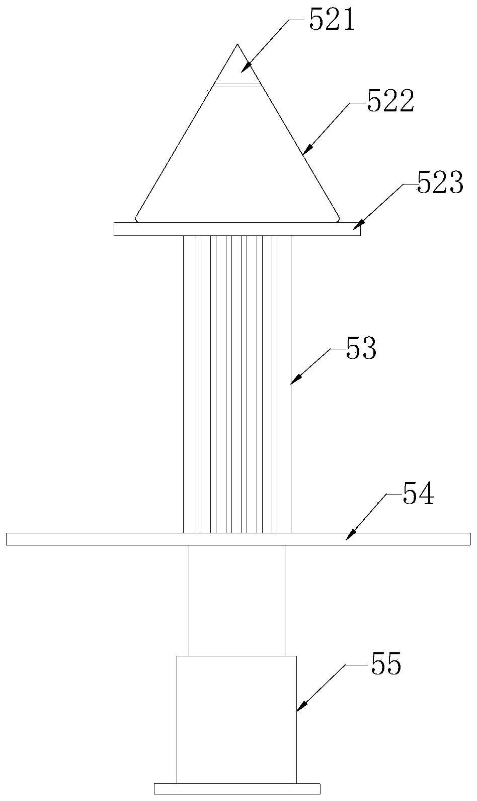 Tow printing and dyeing device based on textile processing