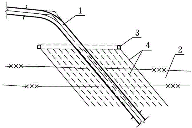 Construction method of anti-seepage structure in inclined shaft section of diversion tunnel