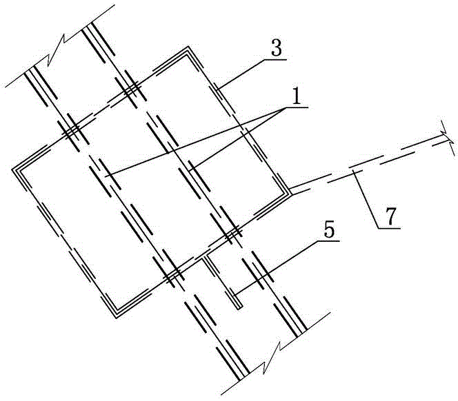 Construction method of anti-seepage structure in inclined shaft section of diversion tunnel