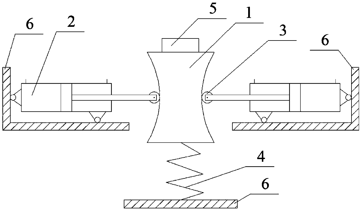 A Nonlinear Stiffness Isolation System Based on Hydraulic Negative Stiffness Mechanism