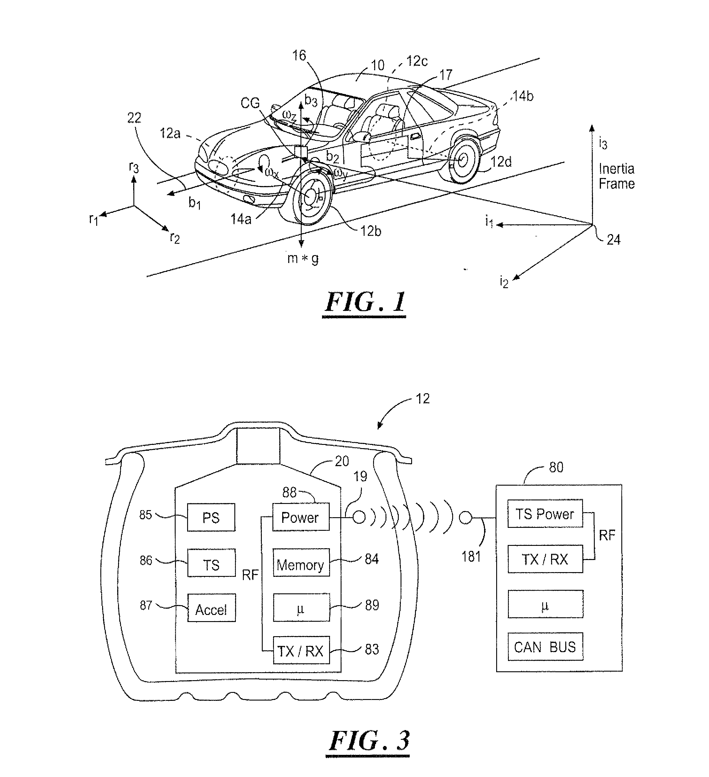 Vehicle Control System With Advanced Tire Monitoring