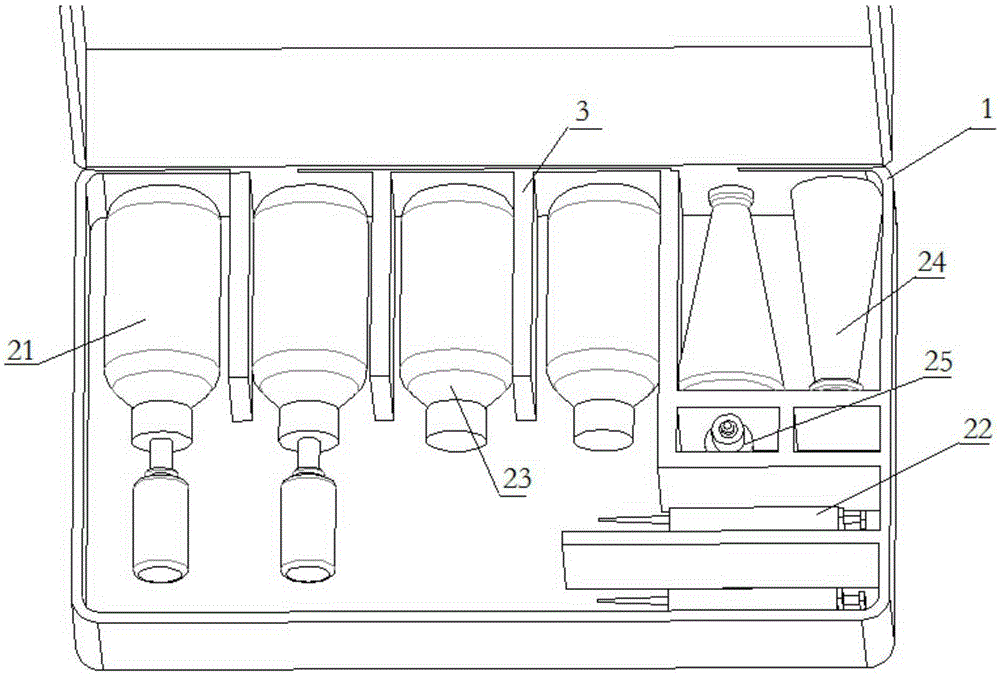 High-accuracy and portable micro-hardness detection device of boiler water