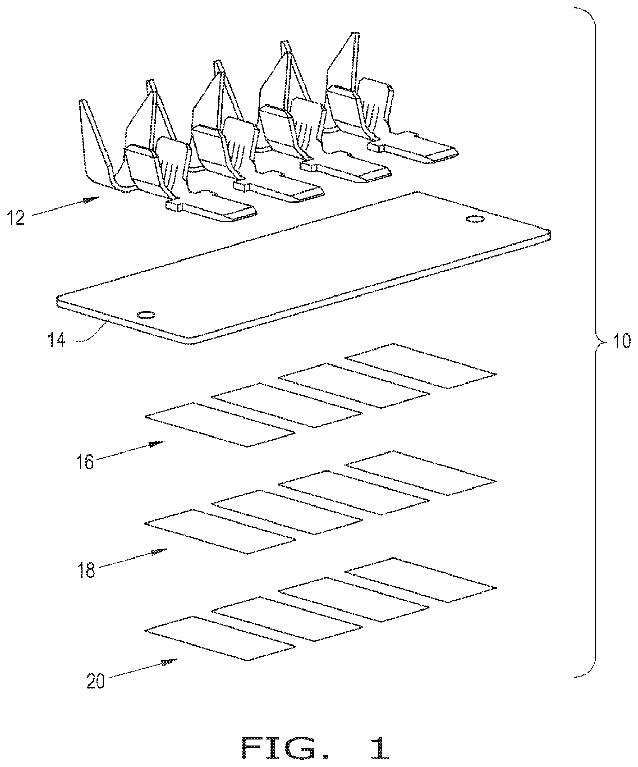 Resistance welding copper terminals through mylar