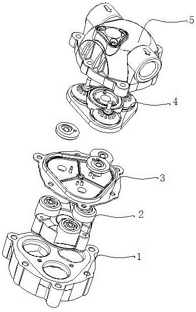 Booster pump with self pressure stabilizing performance