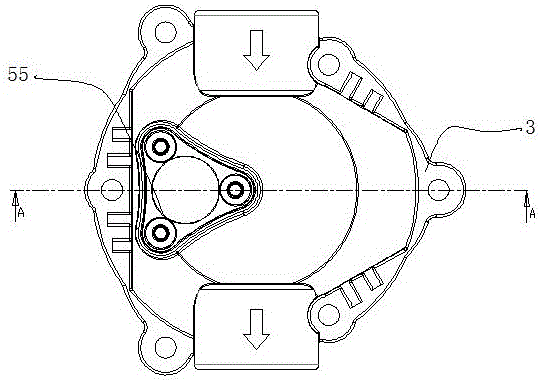 Booster pump with self pressure stabilizing performance