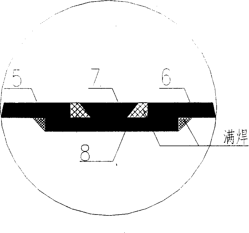 Grille type connection method of rigid joint for underground continuous wall