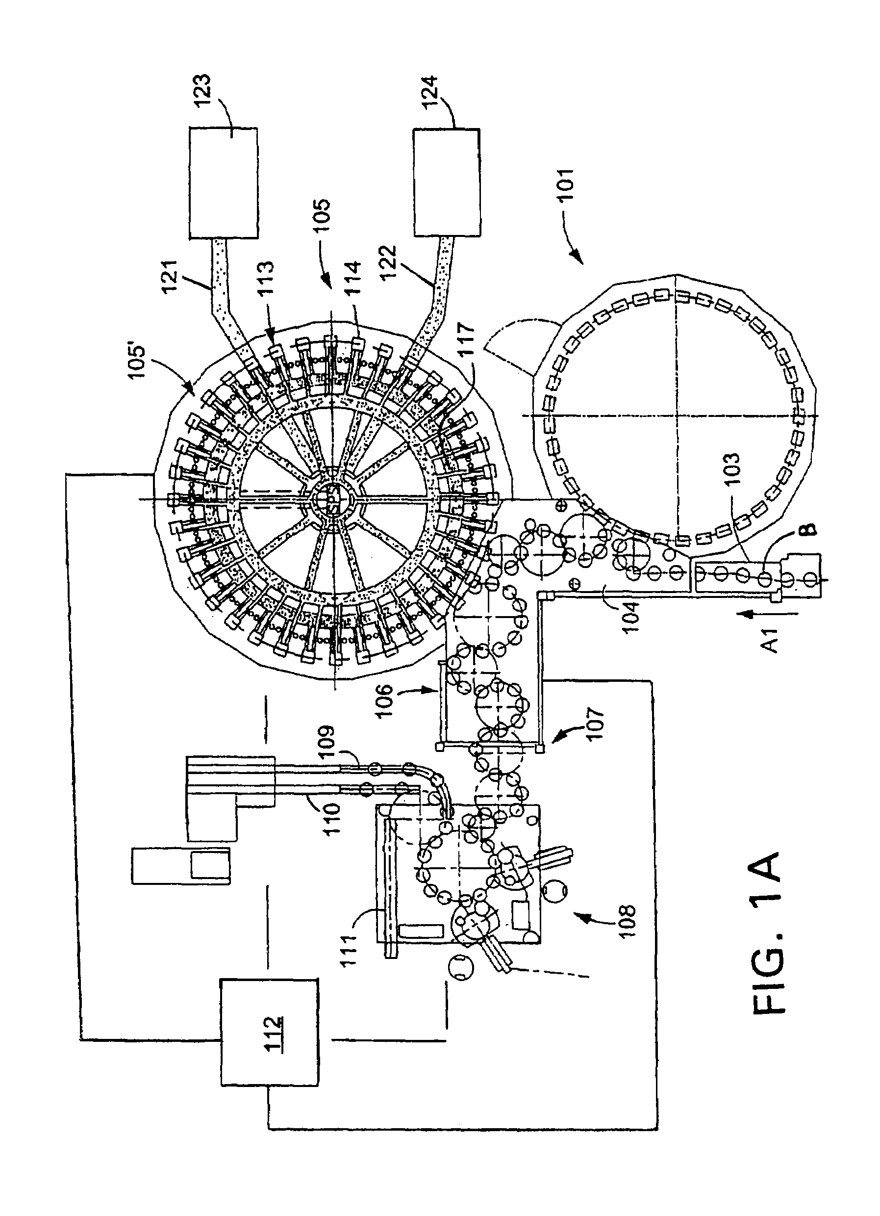 Beverage bottling plant for filling bottles with a liquid beverage filling material having a filling device and a filling machine having such a filling device