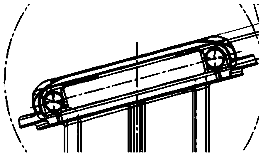 Spring feeding control device in automatic tool