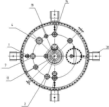 Alloy chlorination reaction kettle for production of chlorinated polyethylene