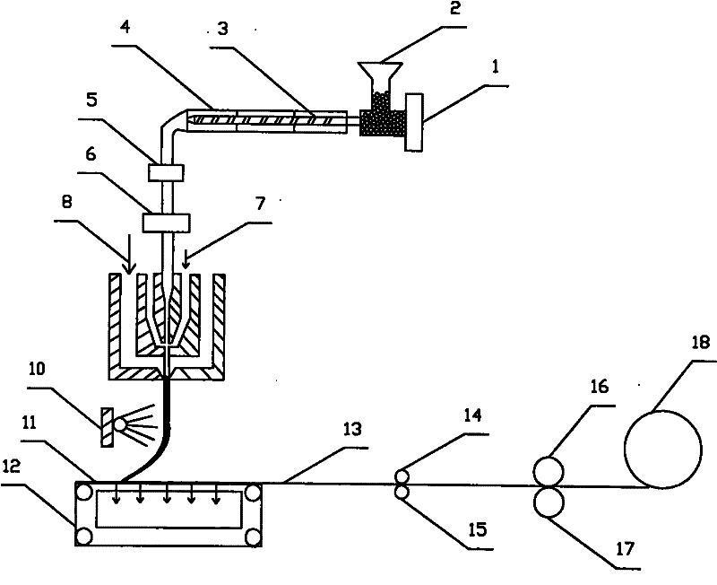 Fully-degradable polylactic acid fiber melt-blowing nonwoven fabric and preparation method thereof