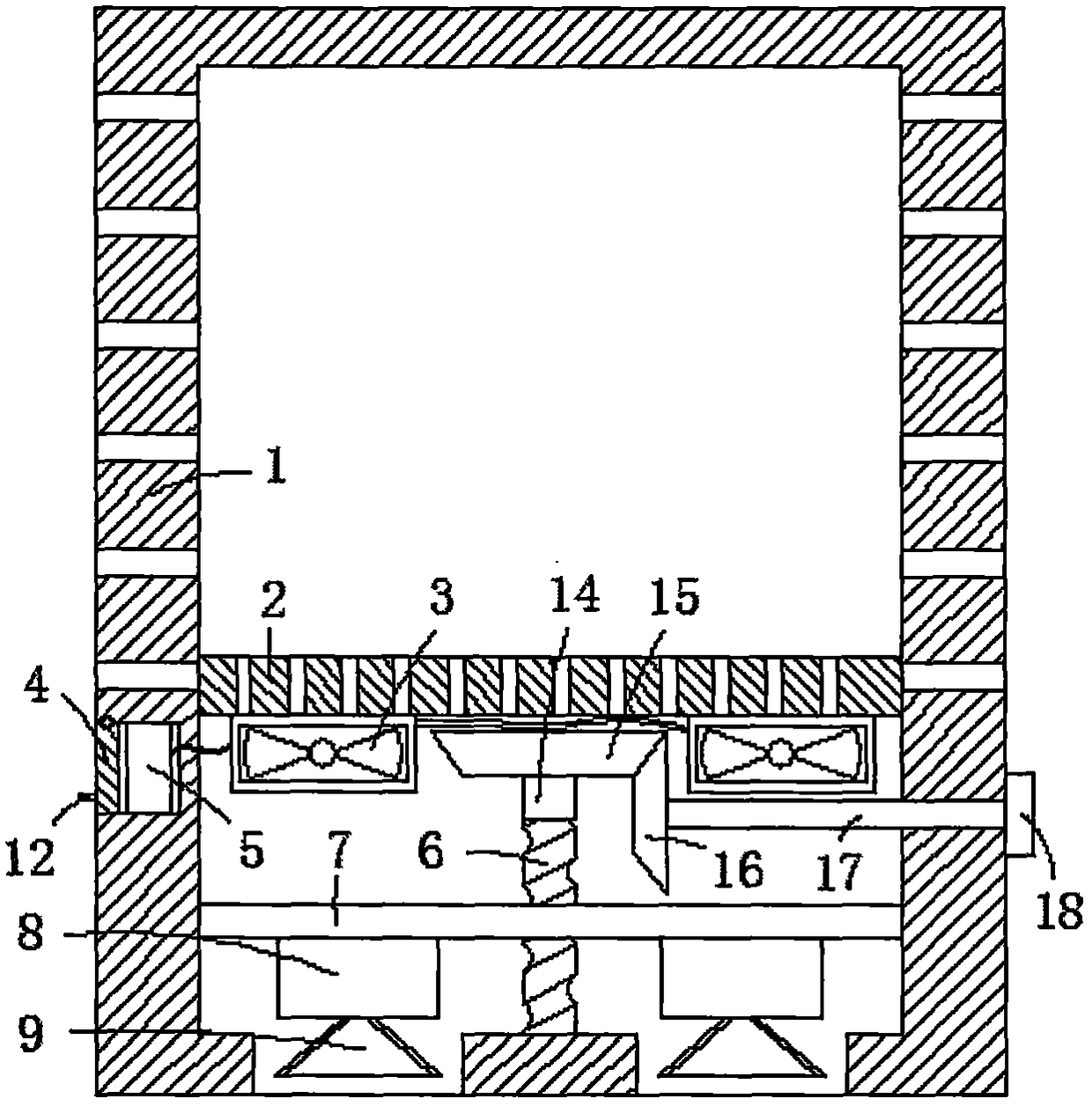 Industrial computer control device convenient to install