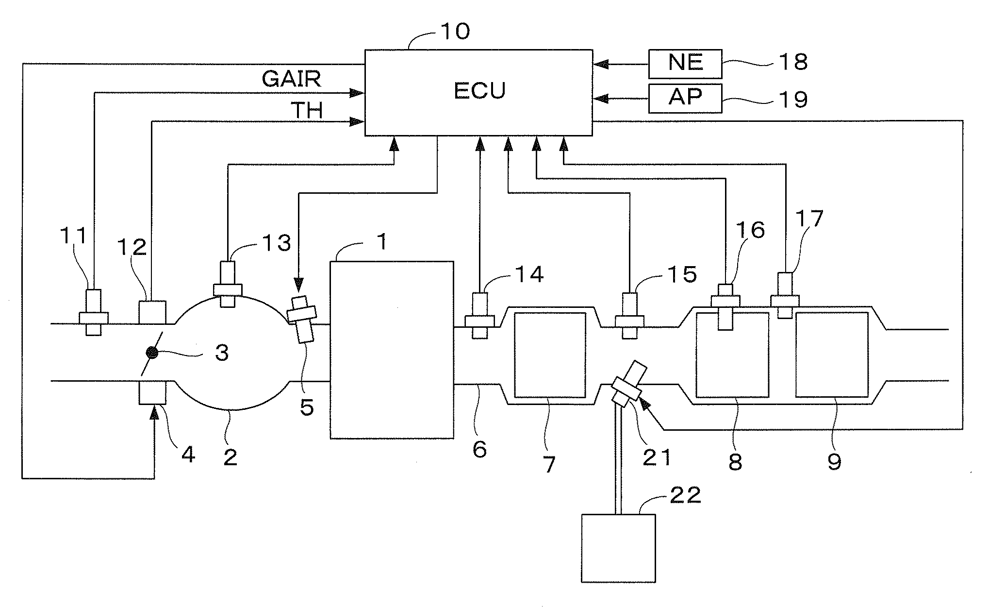 Exhaust gas purifying apparatus for internal combustion engine