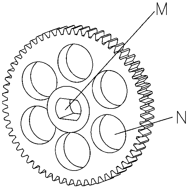 Electric driving device for rotating launching support