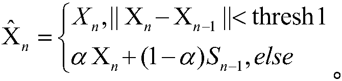 Data filtering method and precise location method for coordinates of skeleton points