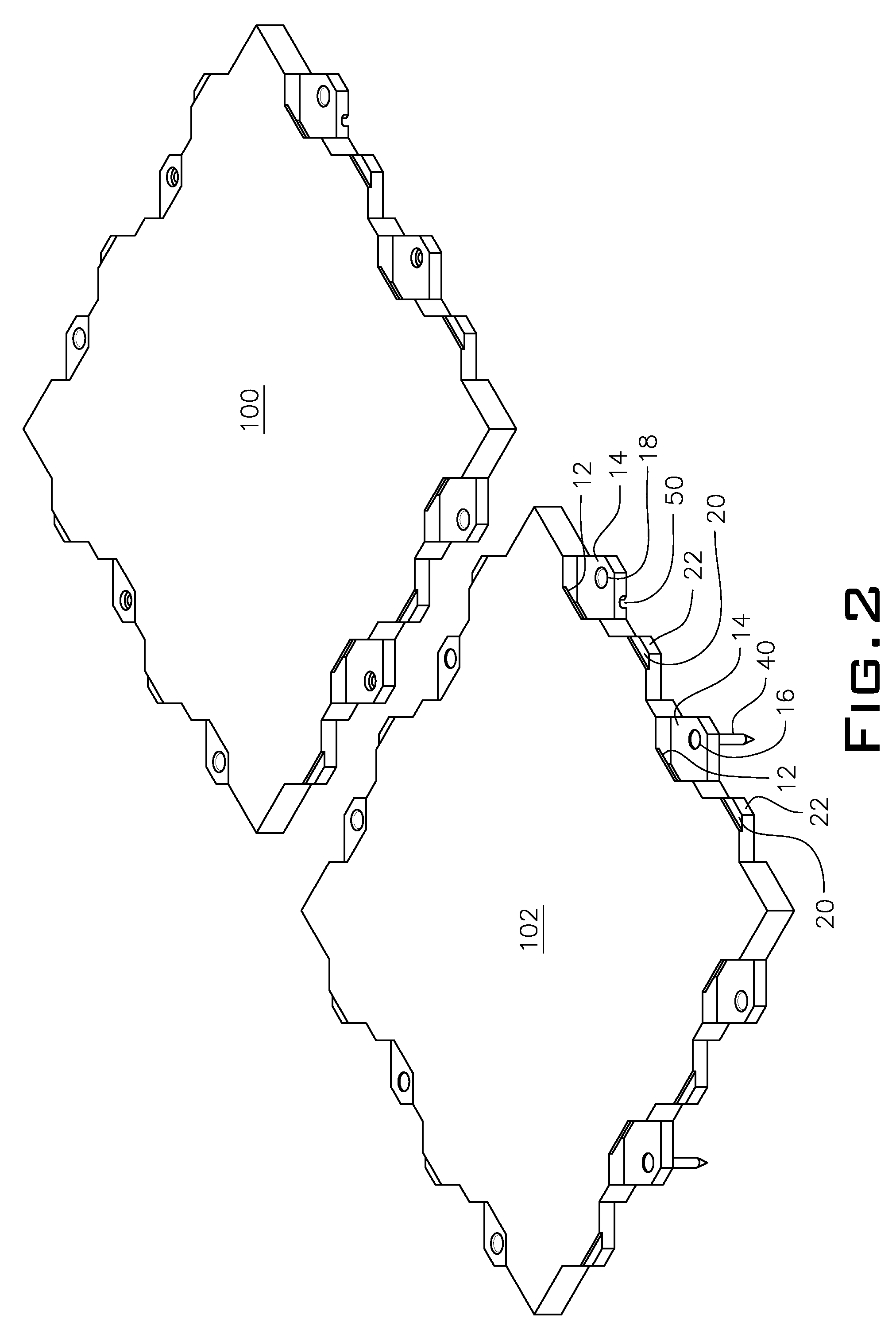 Interlocking floor system