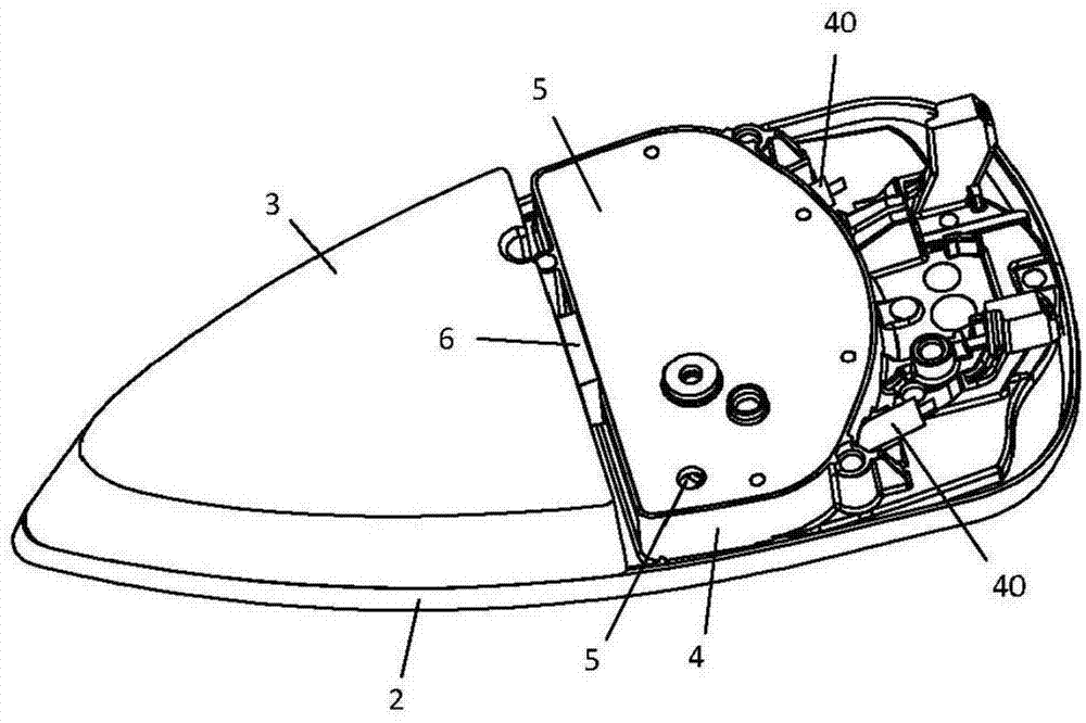 Steam ironing appliance