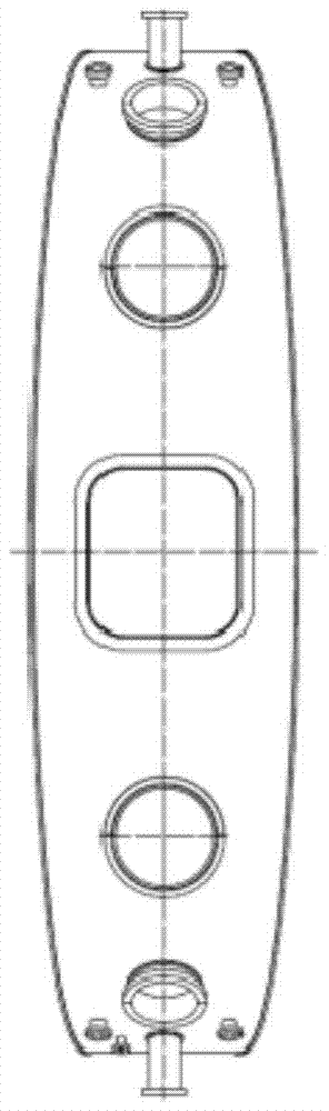 Ring formation process method for large vacuum chamber fan-shaped section with double-layer thin-wall structure and D-shaped cross section