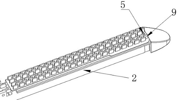 Device with nail missing prevention detection function