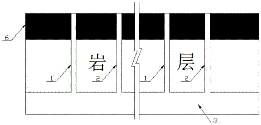 Method for promoting gas extraction and working face dust fall by injecting water at intervals in drilling holes