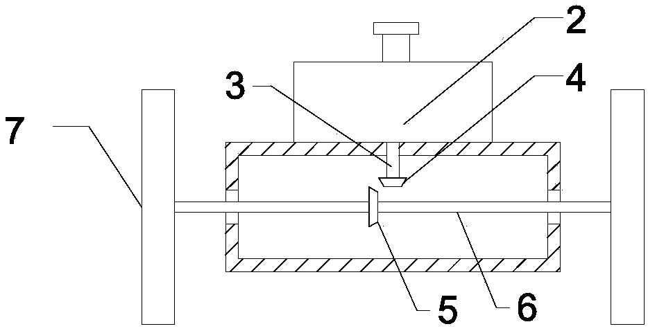 Multifunctional orchard synchronous soil loosening and fertilizing device