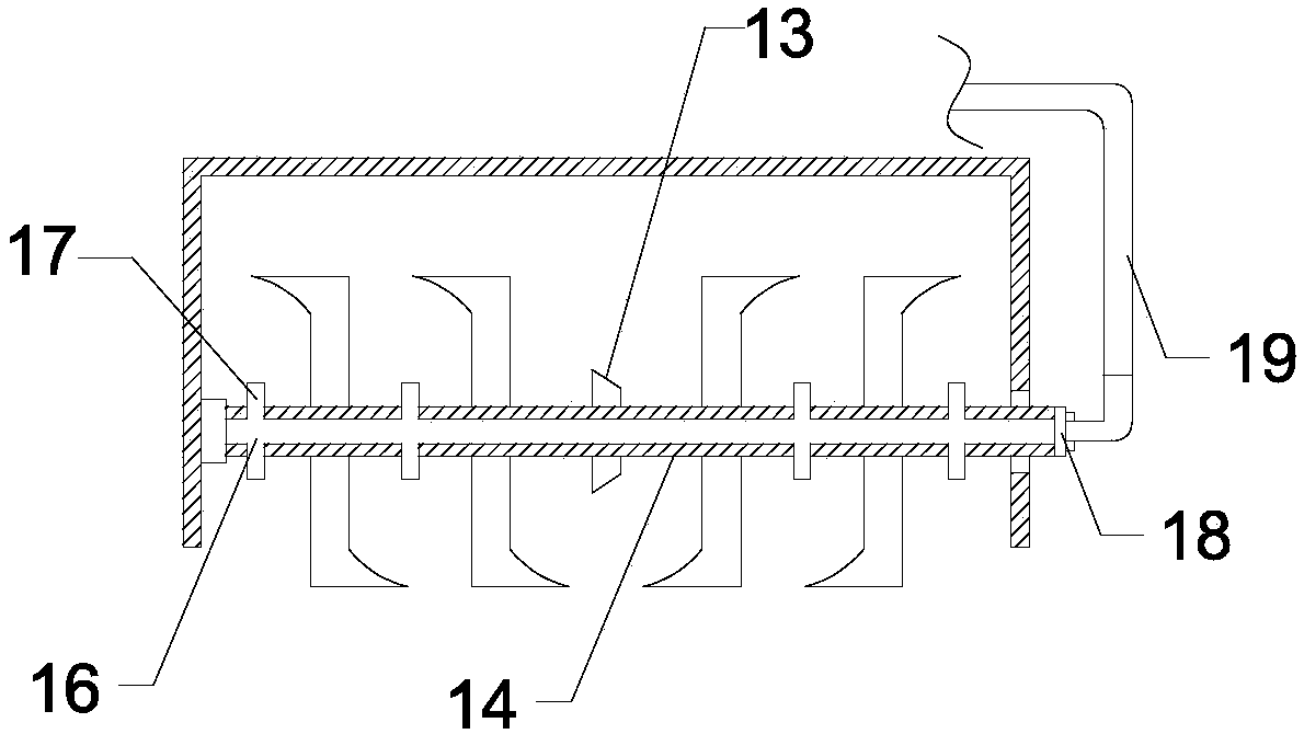 Multifunctional orchard synchronous soil loosening and fertilizing device