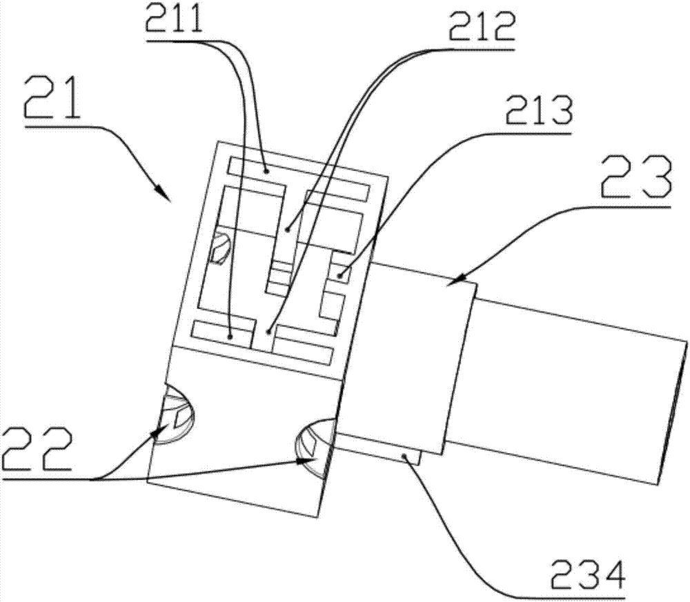 A connector applied to oil circuit transmission in motor vehicles