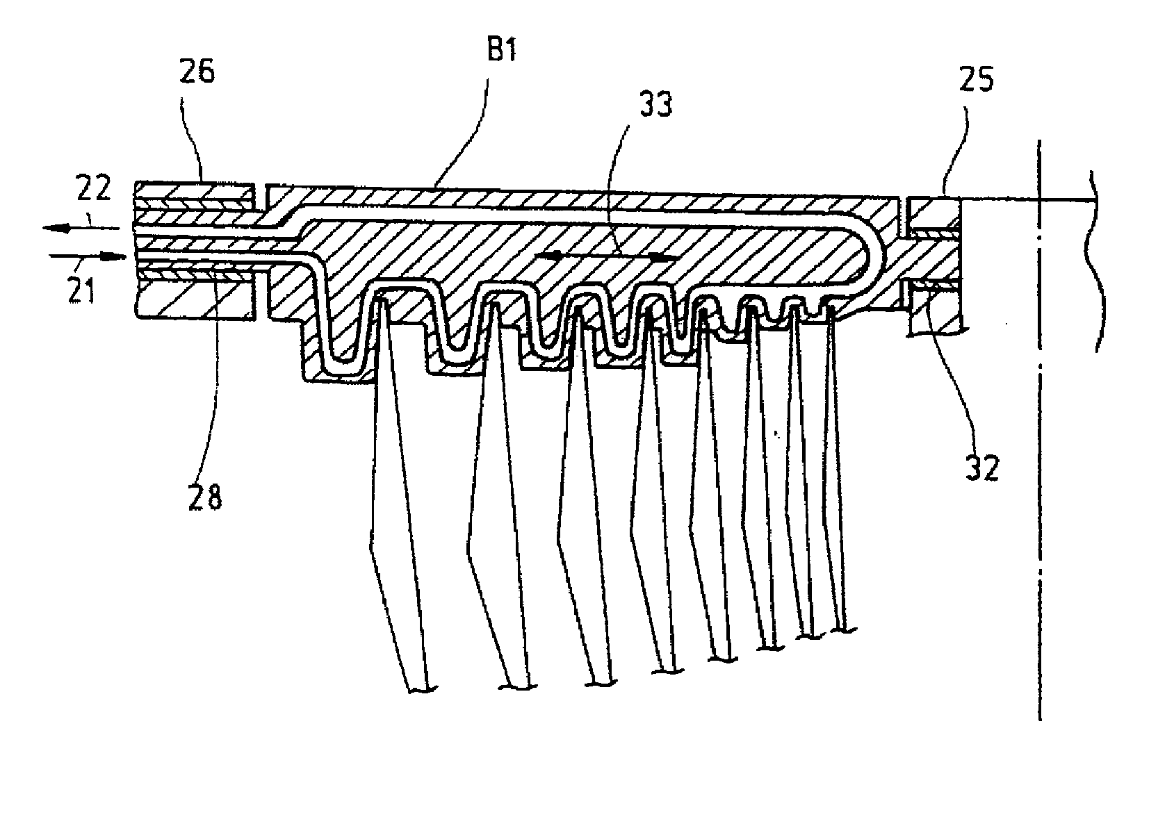 Optical Component Having an Improved Transient Thermal Behavior and Method for Improving the Transient Thermal Behavior of an Optical Component