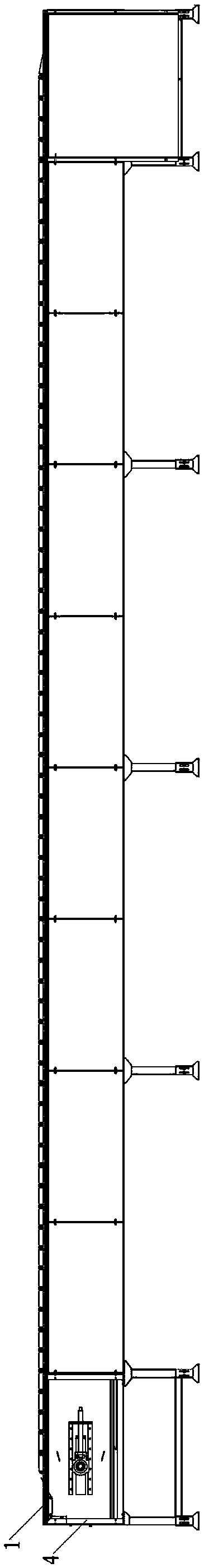 Rapid sorting sliding belt device