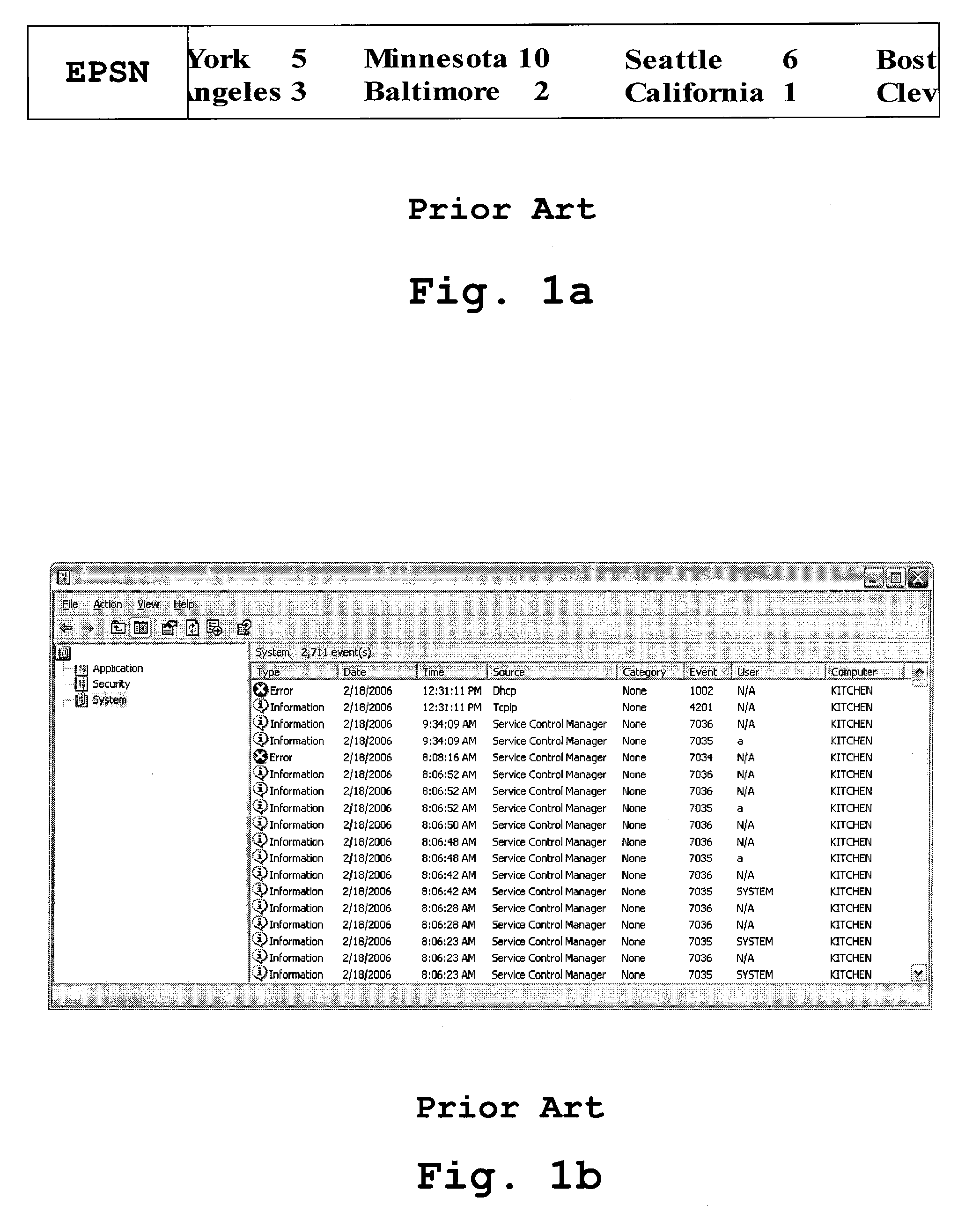 Pushed and pulled information display on a computing device