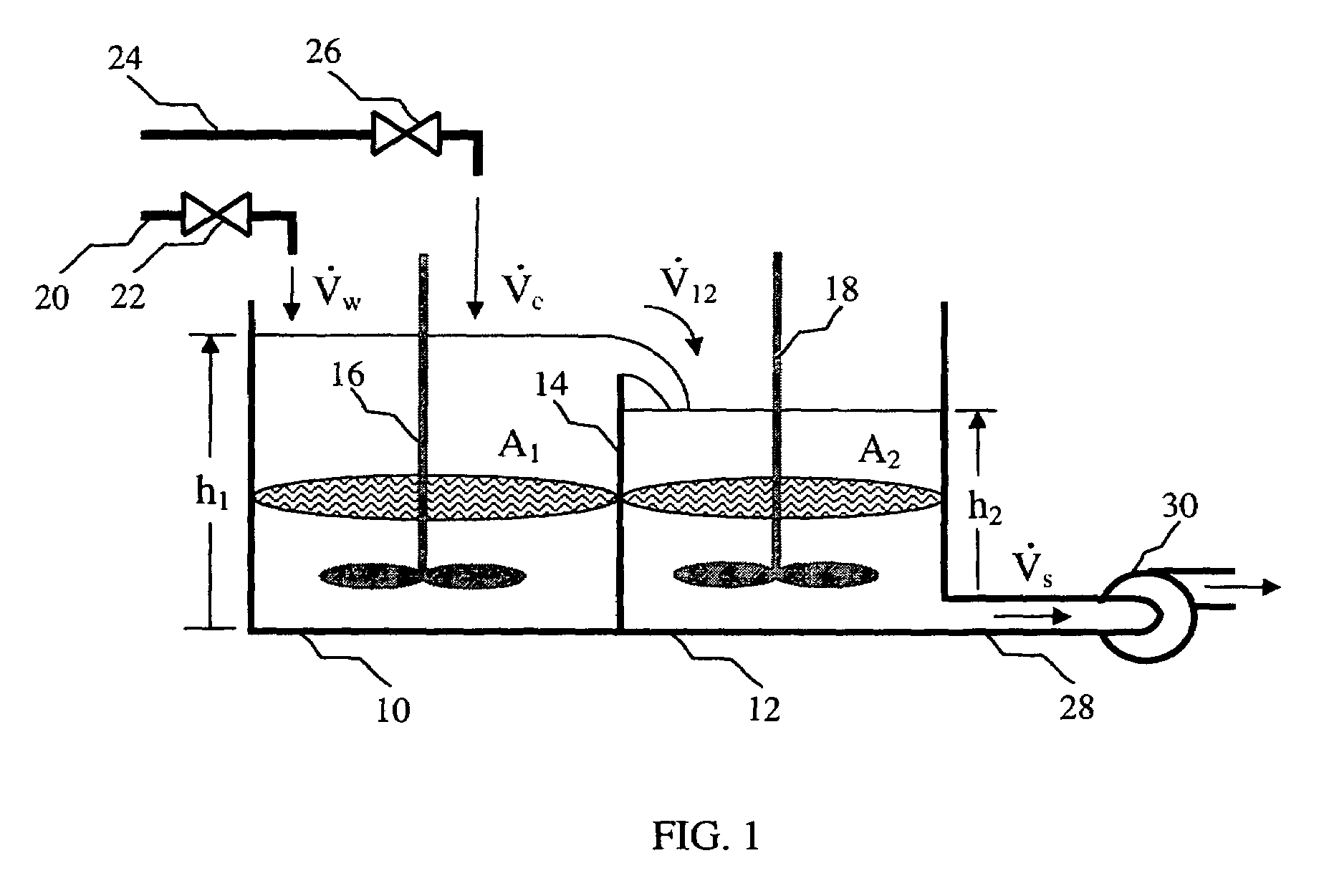 Methods for determining a volumetric ratio of a material to the total materials in a mixing vessel