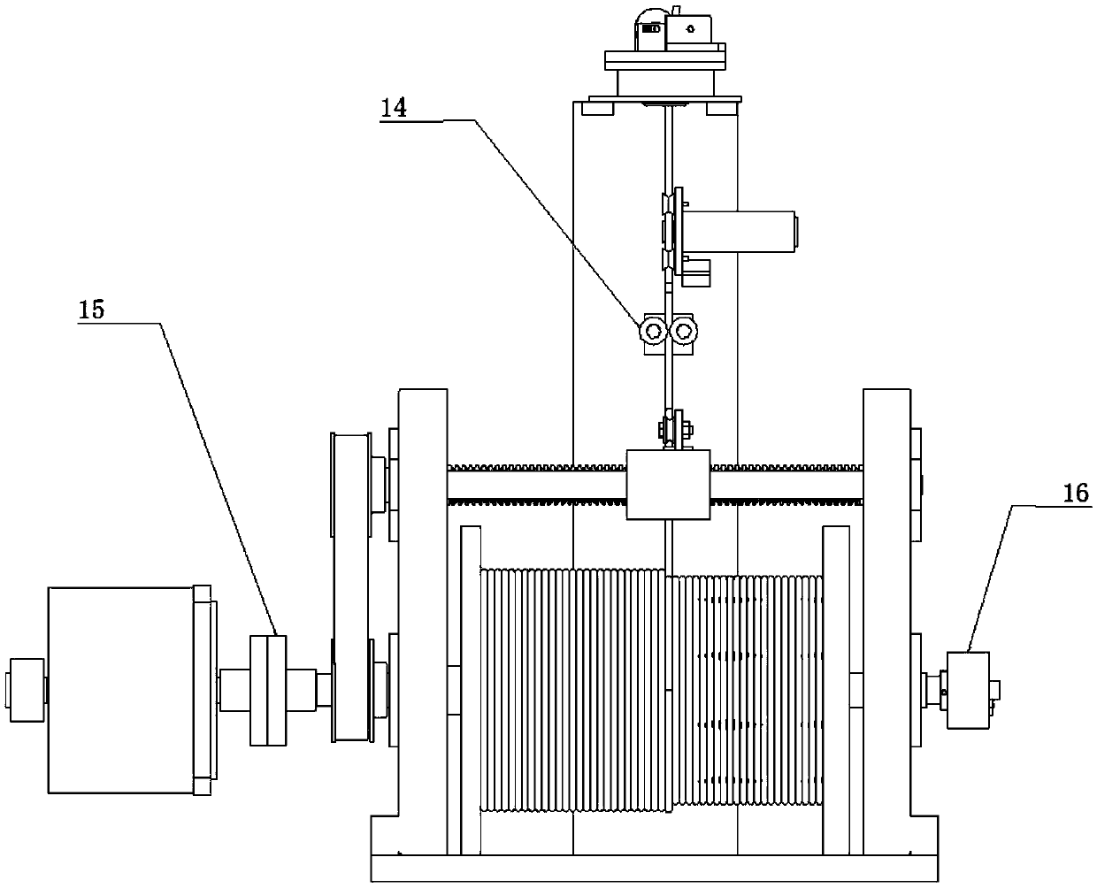 A tethered unmanned aerial vehicle retractable cable device and its control system