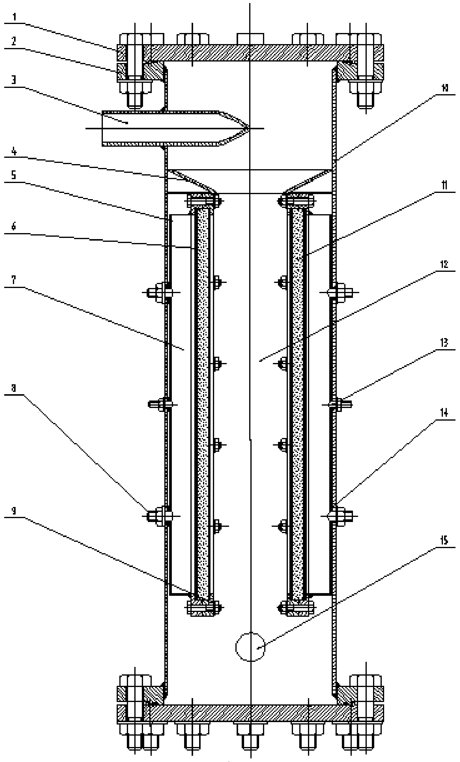 Micro-bubble generation device based on plate type microporous medium foaming mechanism