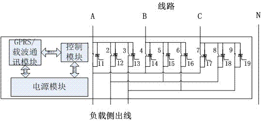 Electronic type phase conversion switch