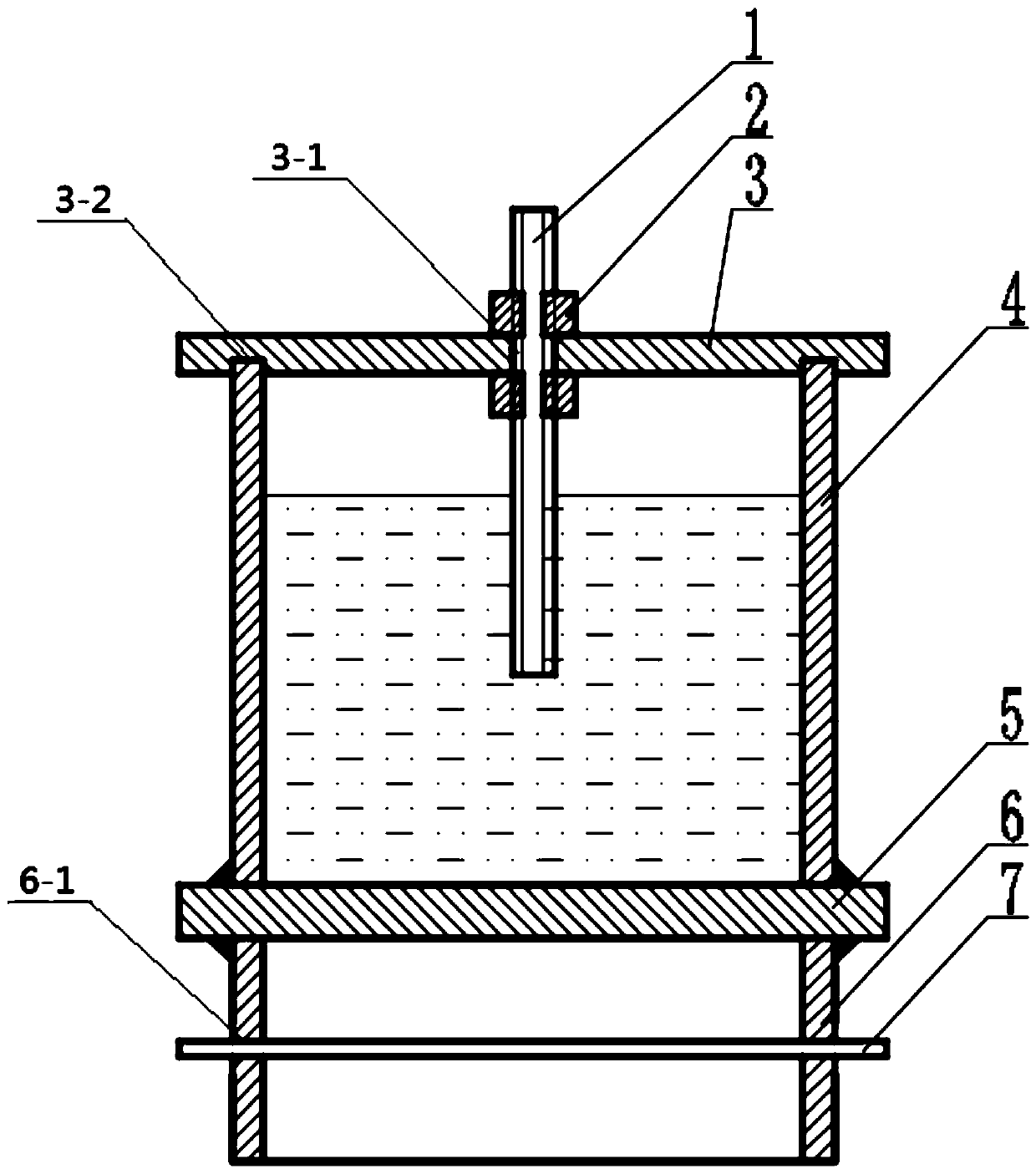 Testing device and method for measuring binding power of bolt and ice