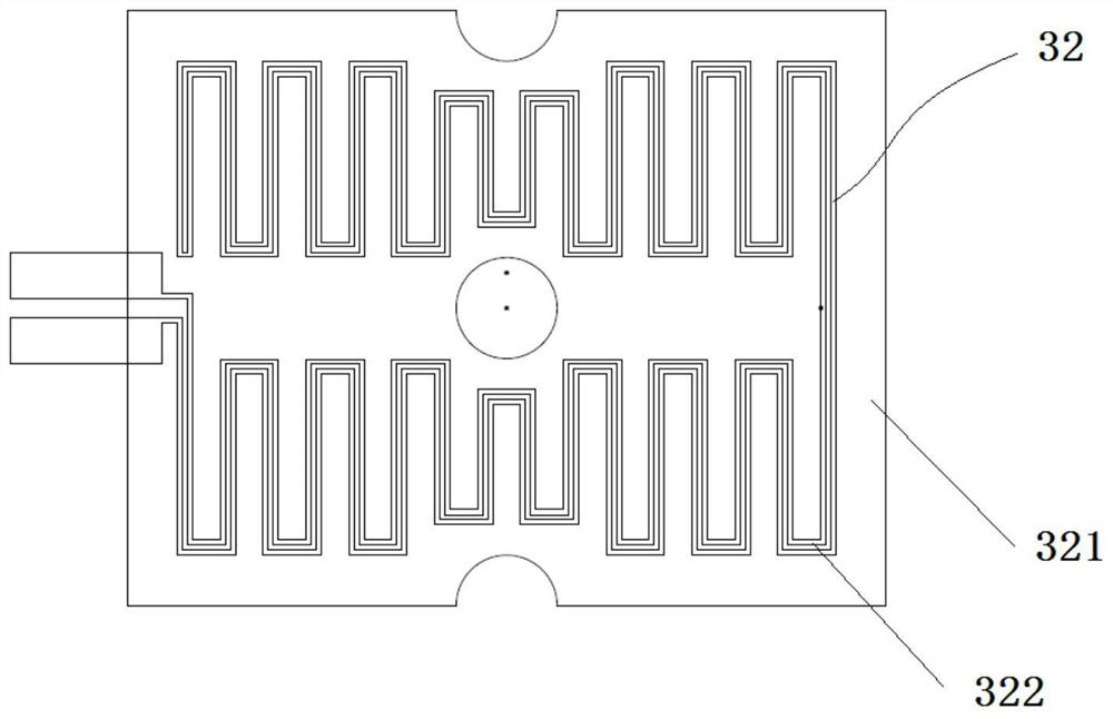 High shimming air chamber heating structure