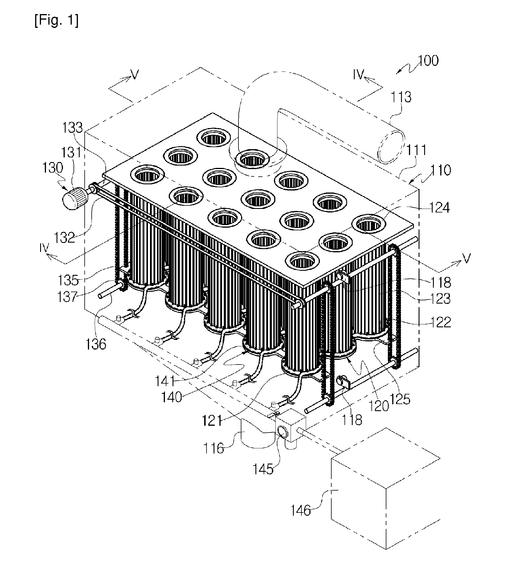 Filter dust collector