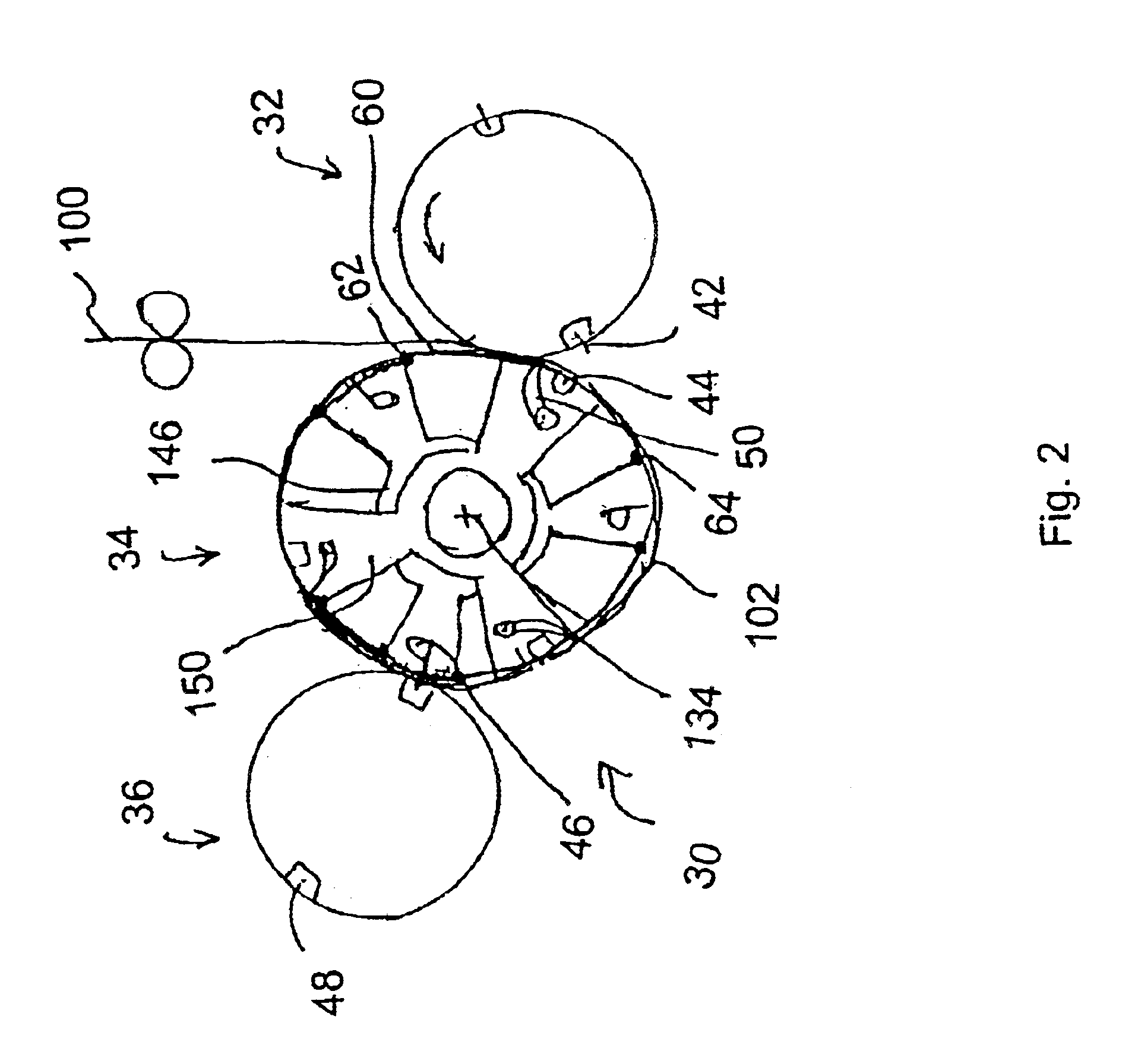 Folder cylinder with support plate