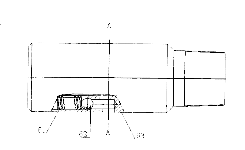 Same-well production technique column for low-permeation horizontal well