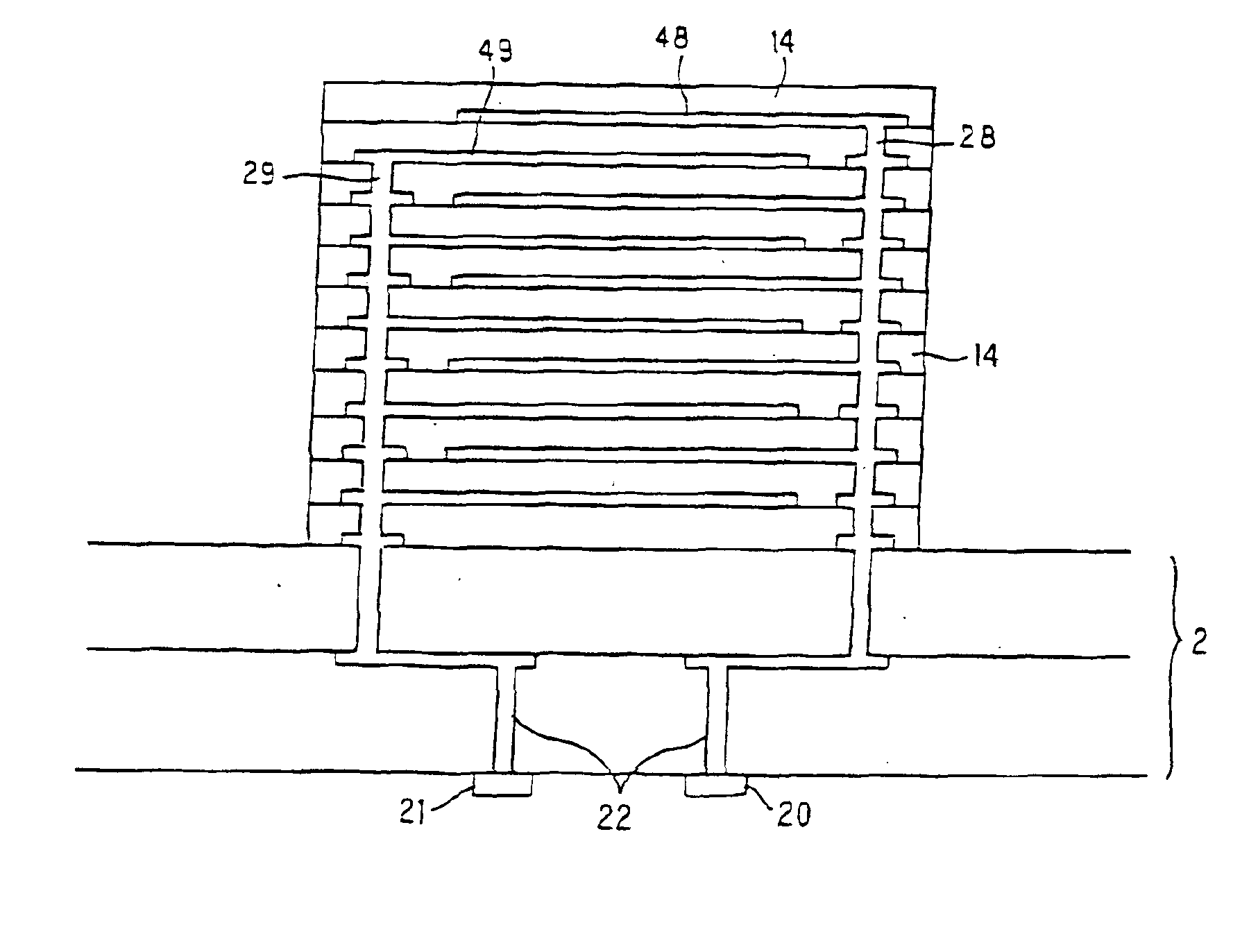 Matrix type actuator