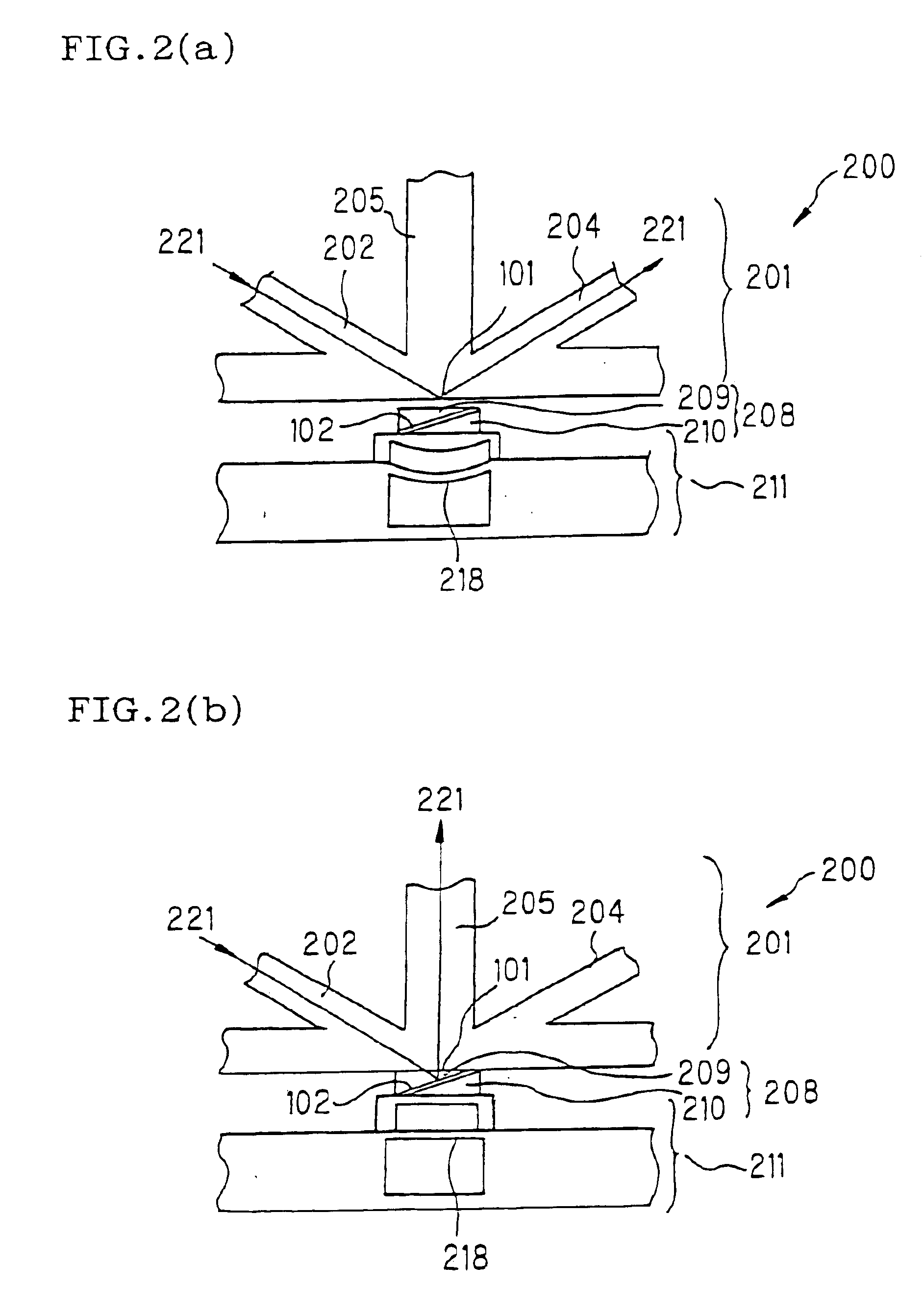 Matrix type actuator