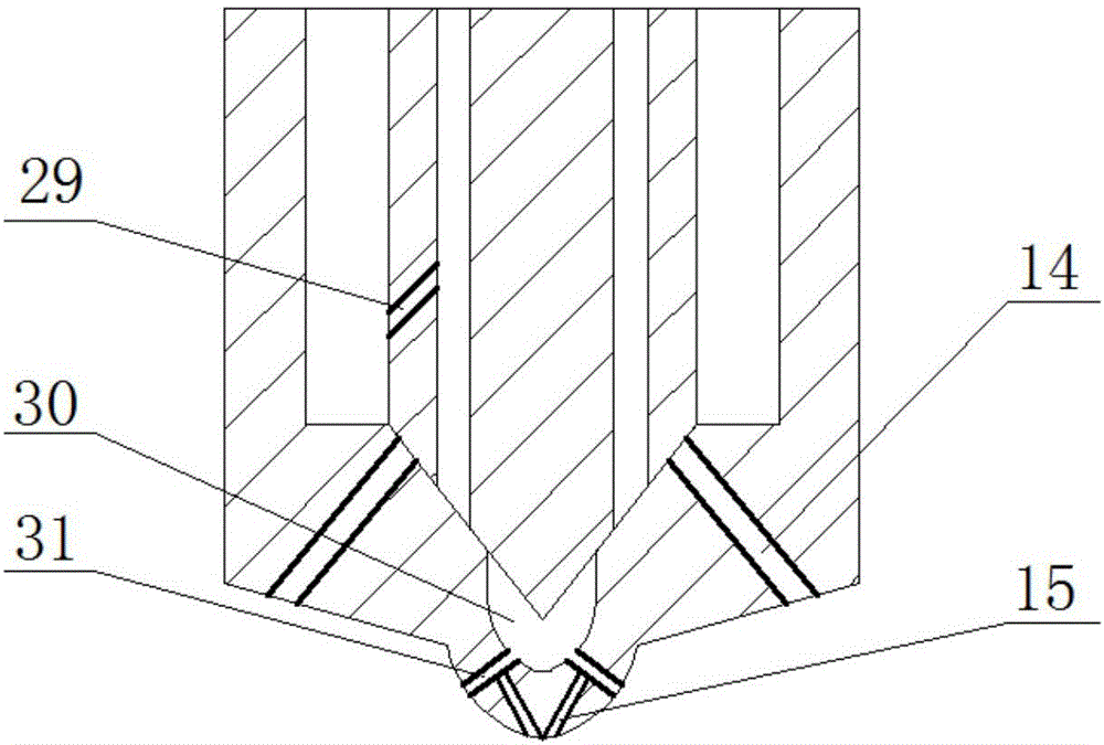 Cavitation-erosion-preventing novel double-fuel injector and common-rail fuel system