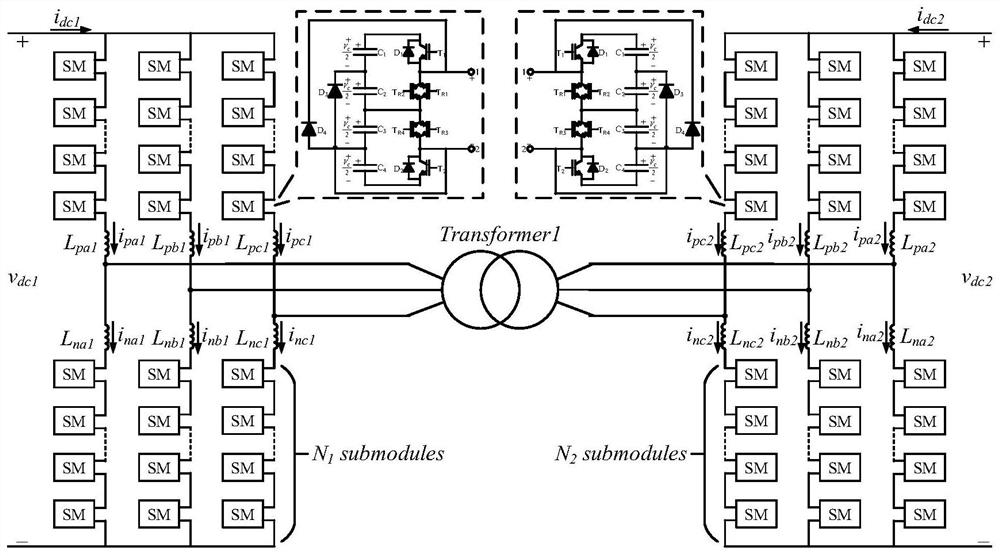 Low-Loss Modular Multilevel DC Transformer with Fault Blocking Capability