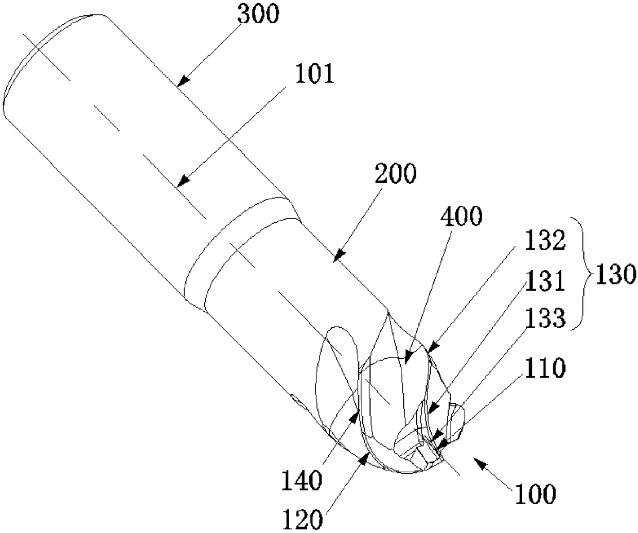 Multifunctional ball endmill